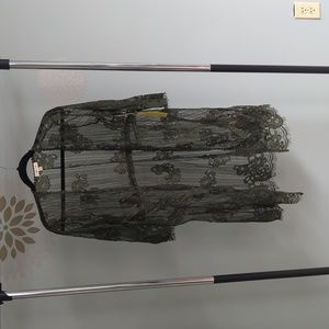 Forest green cover up paper+tee multiple sizes